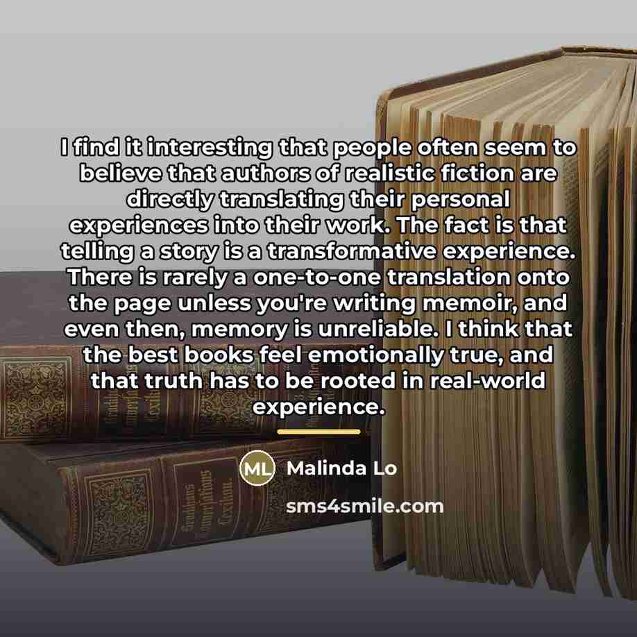 “I find it interesting that people often seem to believe…” quote by Malinda Lo