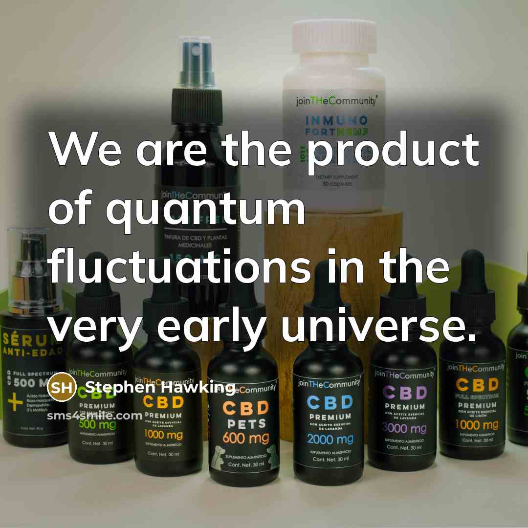 “We are the product of quantum fluctuations in the very…” quote by Stephen Hawking