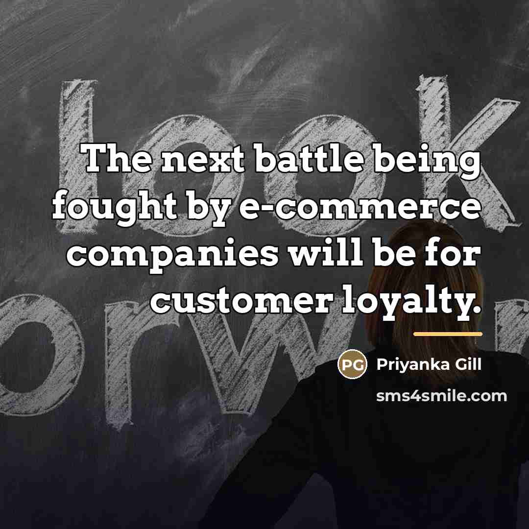 “The next battle being fought by e-commerce companies will be…” quote by Priyanka Gill