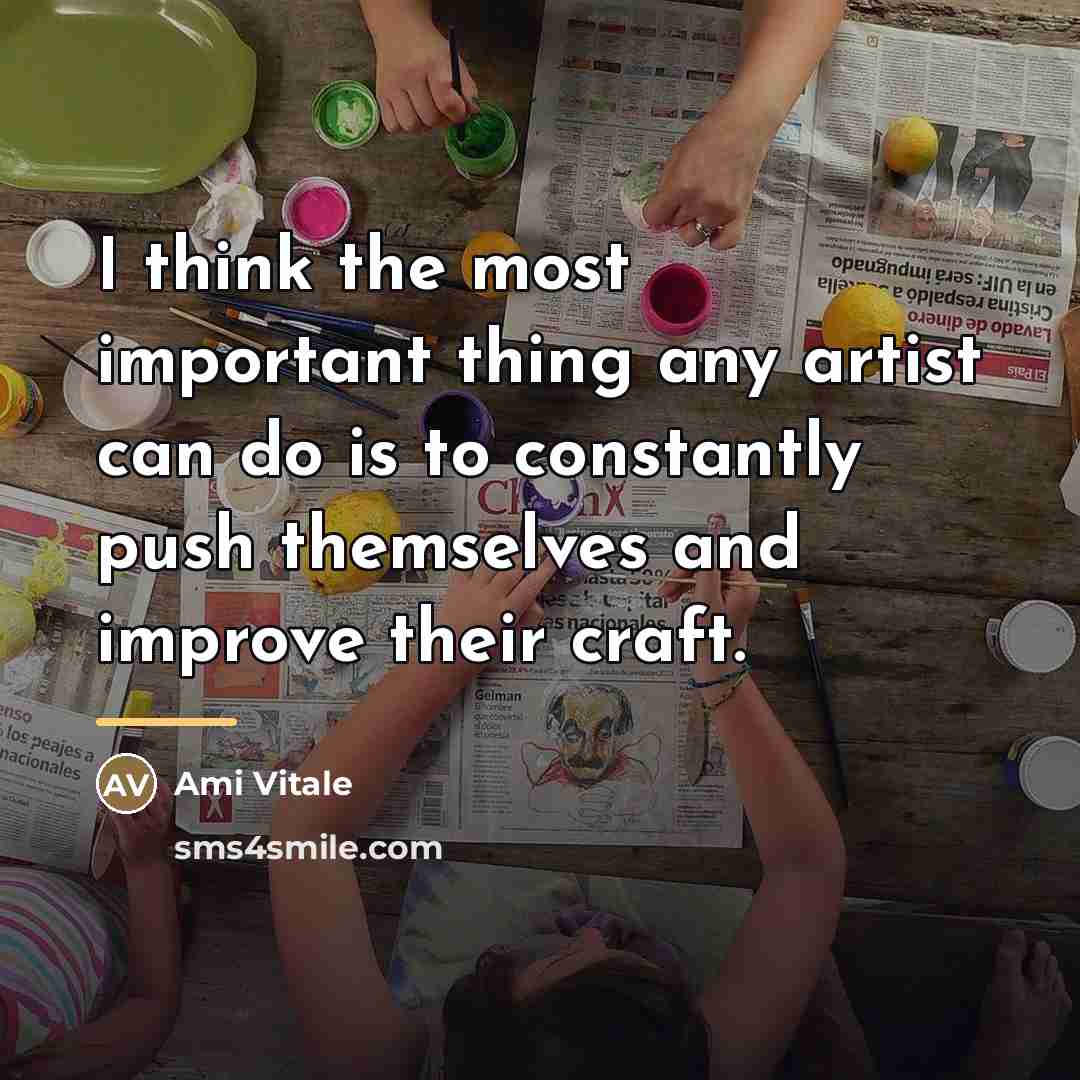 “I think the most important thing any artist can do…” quote by Ami Vitale