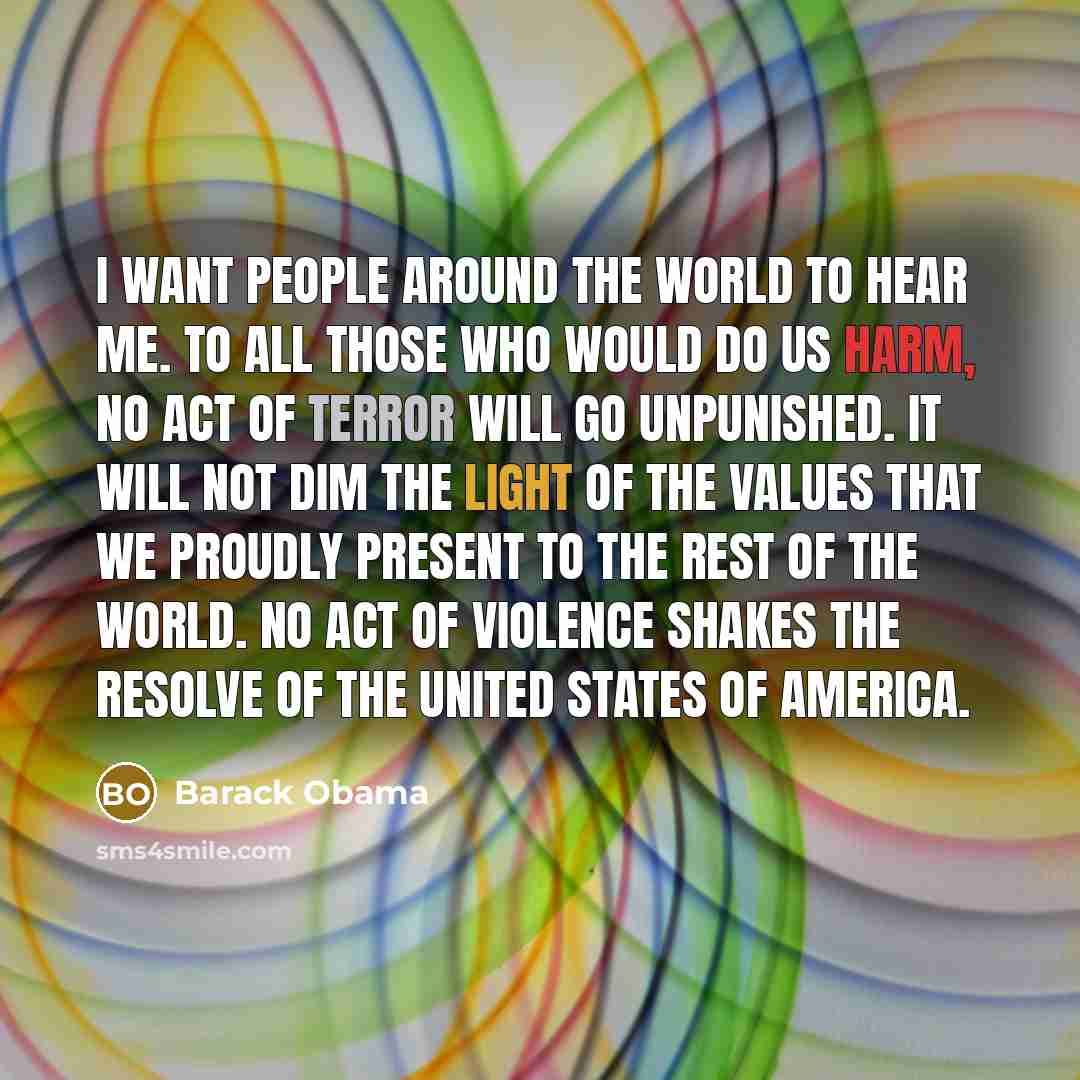 “I want people around the world to hear me. To…” quote by Barack Obama