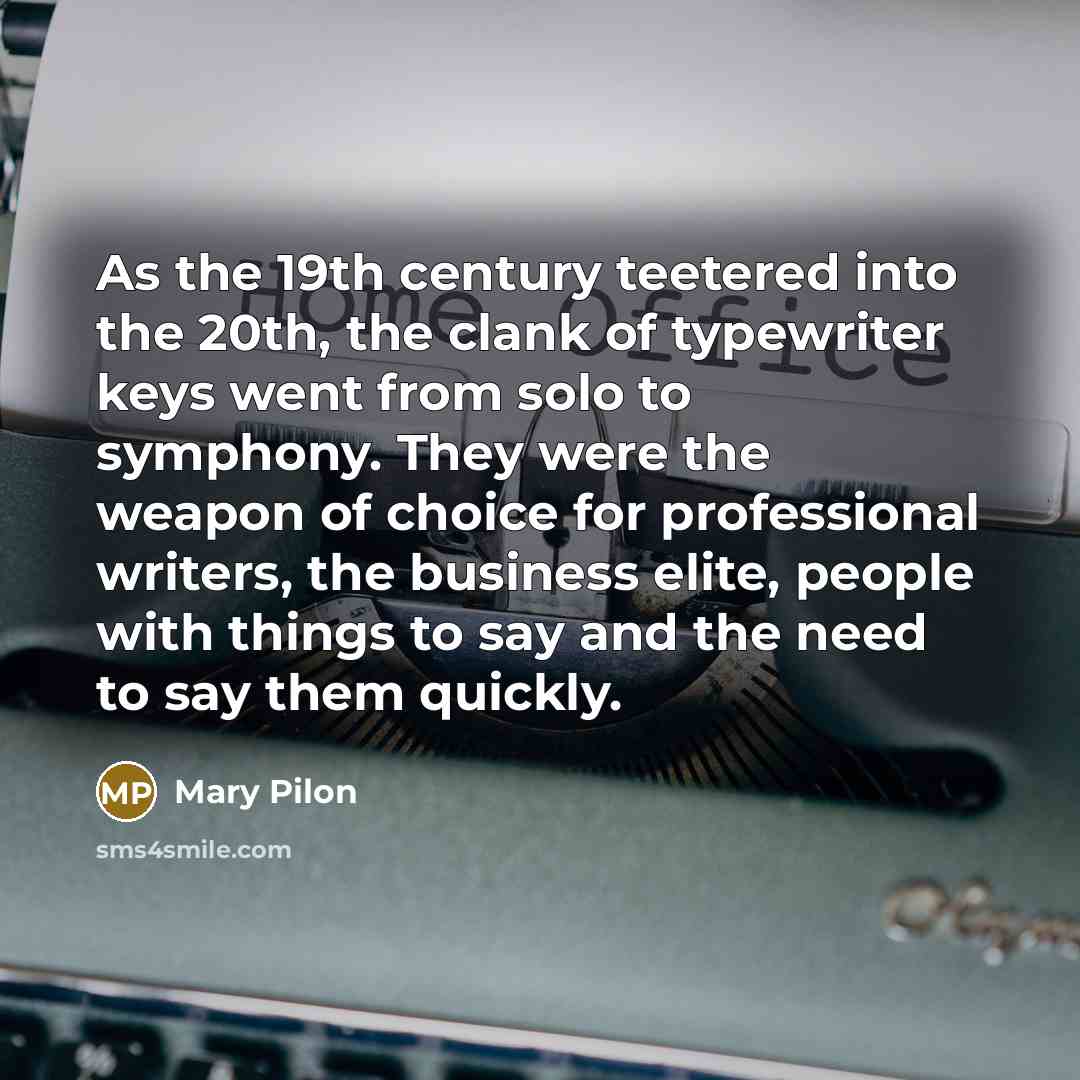 “As the 19th century teetered into the 20th, the clank…” quote by Mary Pilon