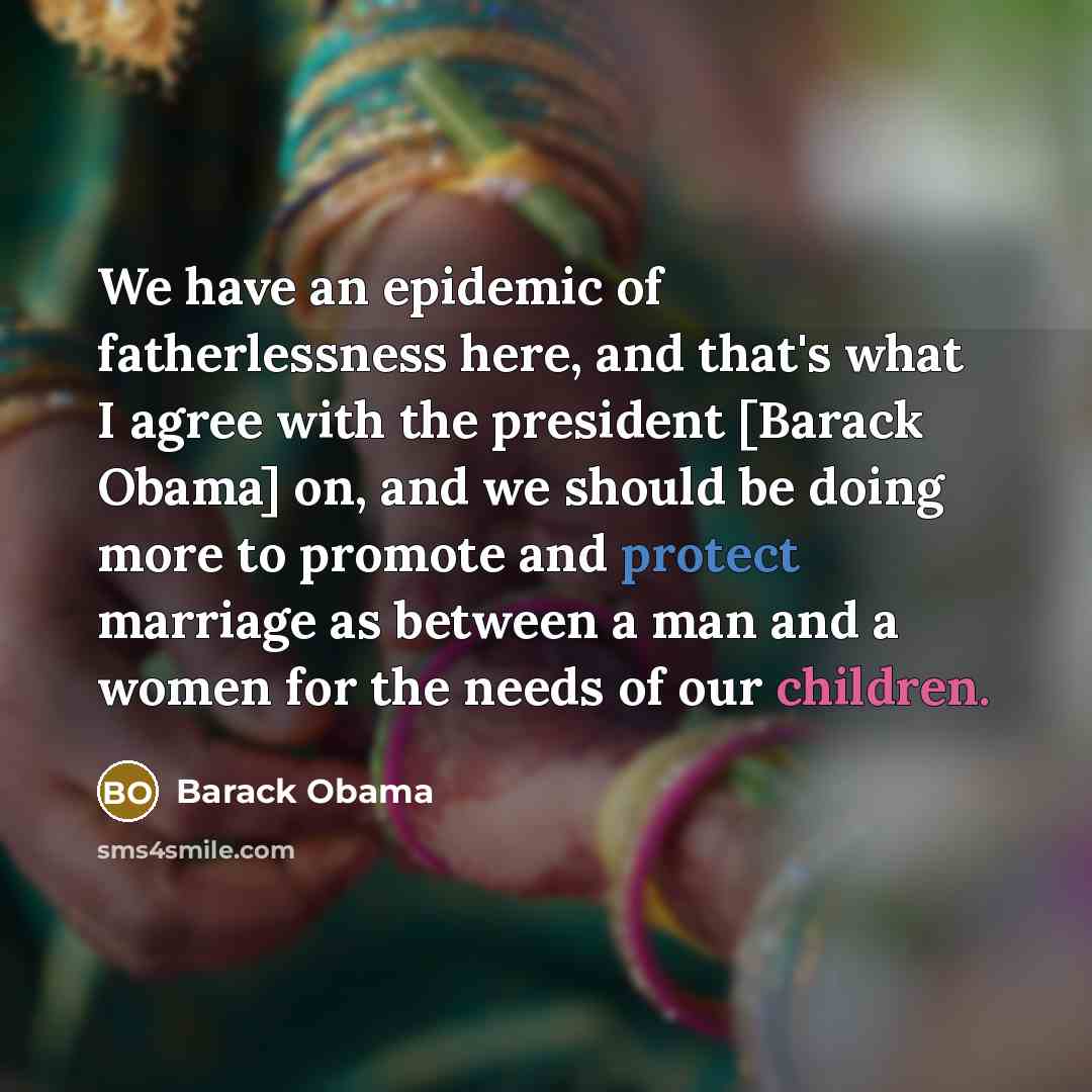“We have an epidemic of fatherlessness here, and that's what…” quote by Barack Obama