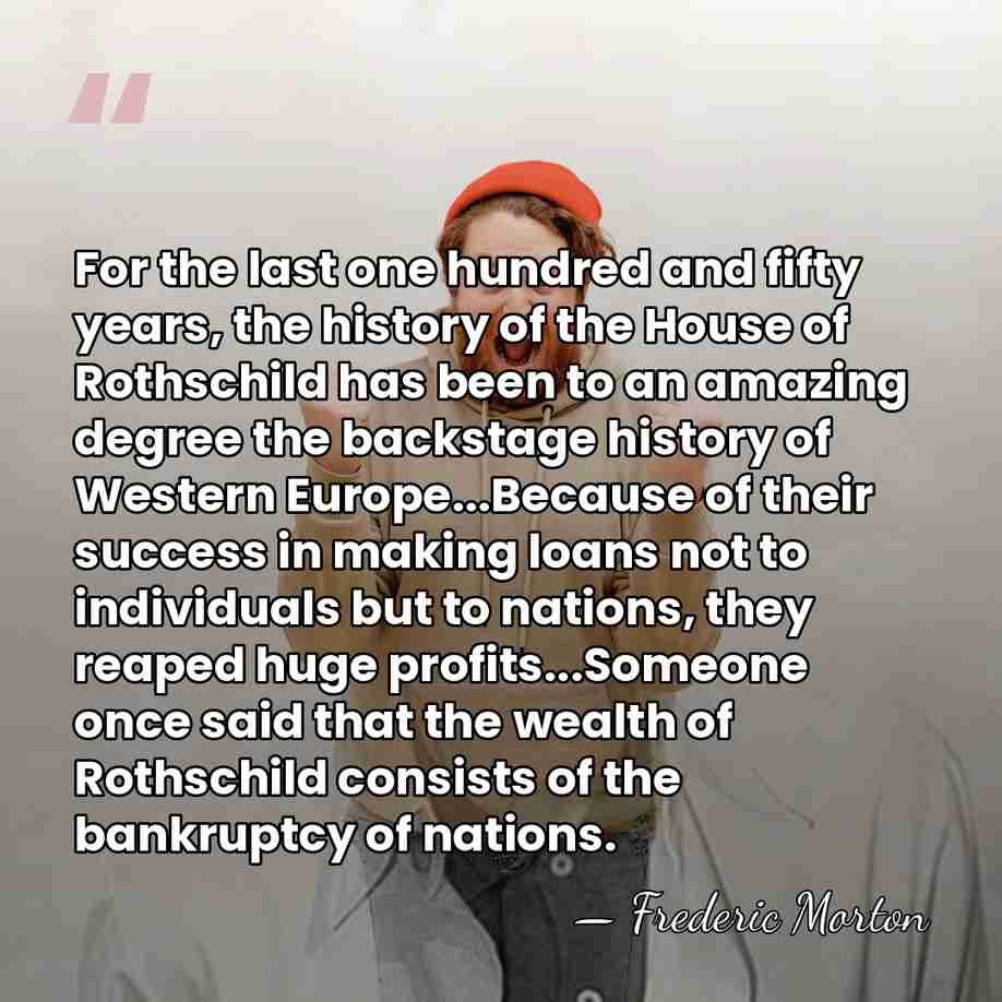 For the last one hundred and fifty years, the history of the&hellip; - Frederic Morton