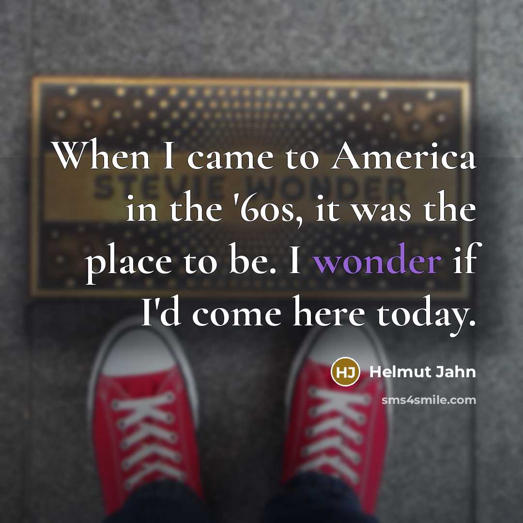 “When I came to America in the '60s, it was…” quote by Helmut Jahn