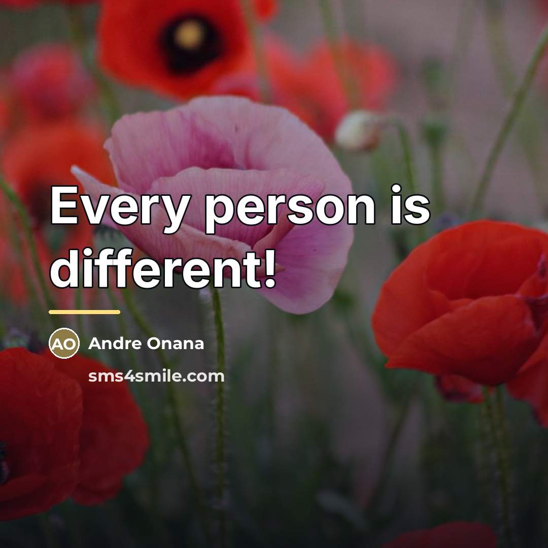 “Every person is different!…” quote by Andre Onana
