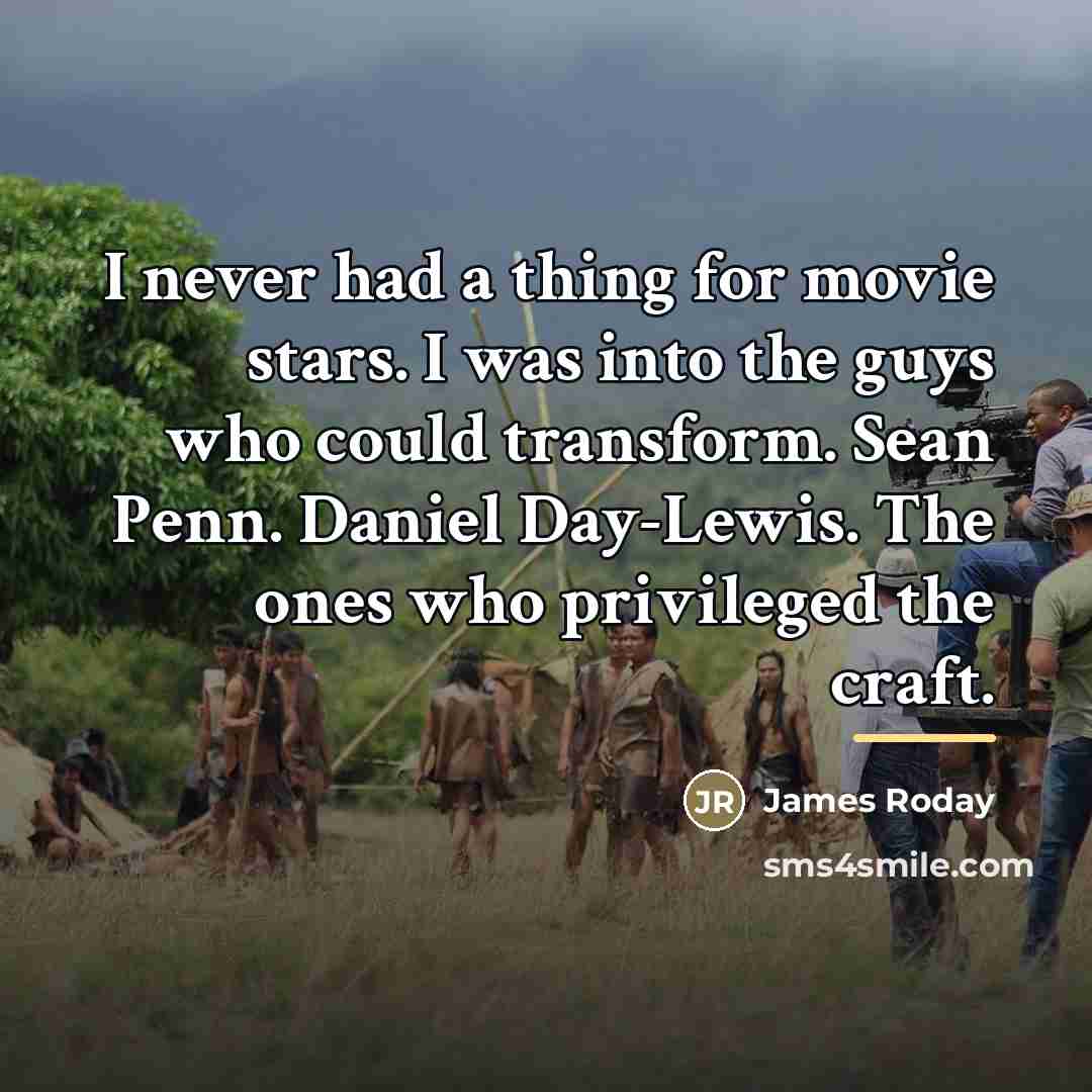 “I never had a thing for movie stars. I was…” quote by James Roday