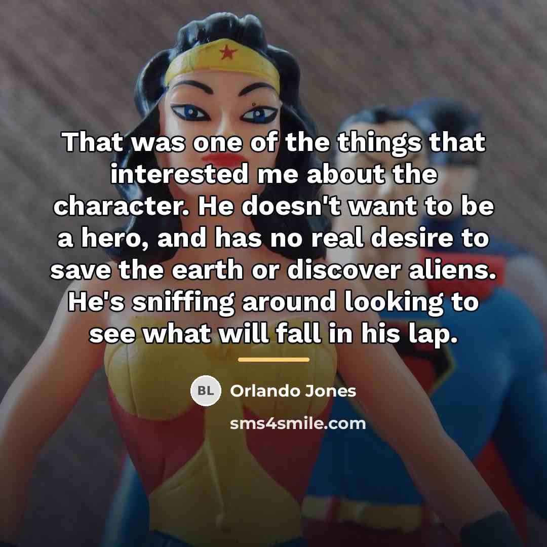 “That was one of the things that interested me about…” quote by Orlando Jones