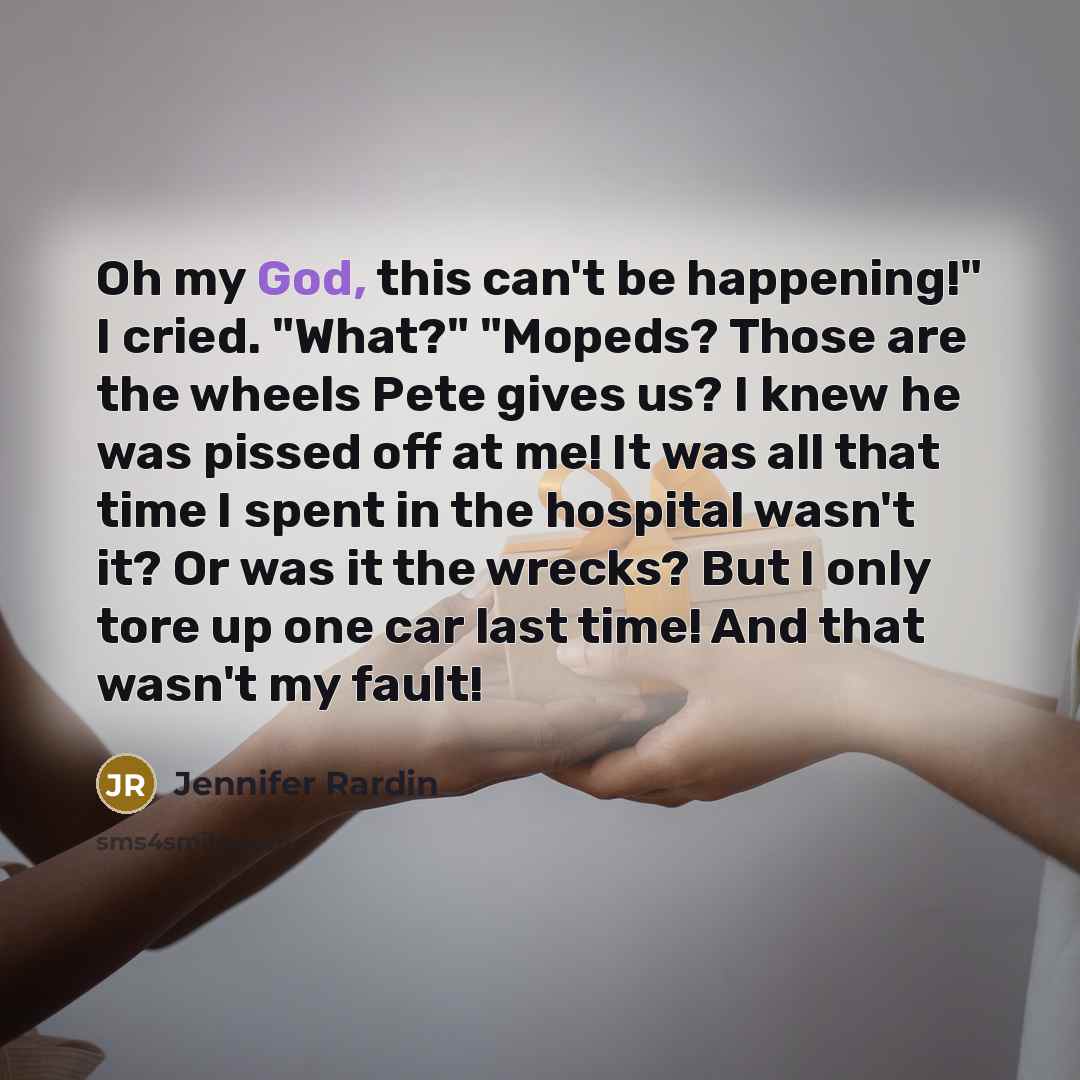 “Oh my God, this can't be happening!" I cried. "What?"…” quote by Jennifer Rardin