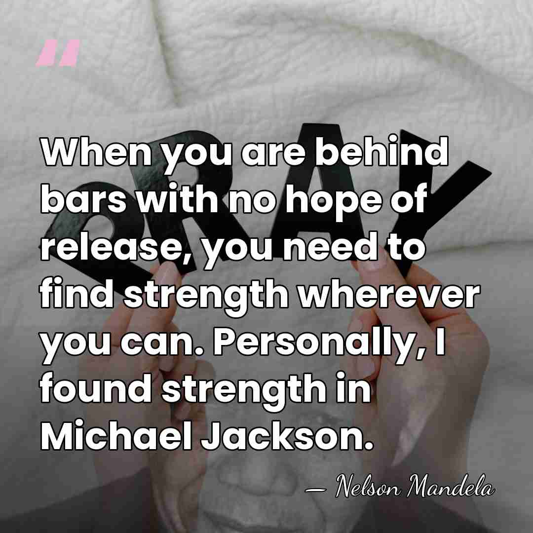 When you are behind bars with no hope of release, you need&hellip; - Nelson Mandela