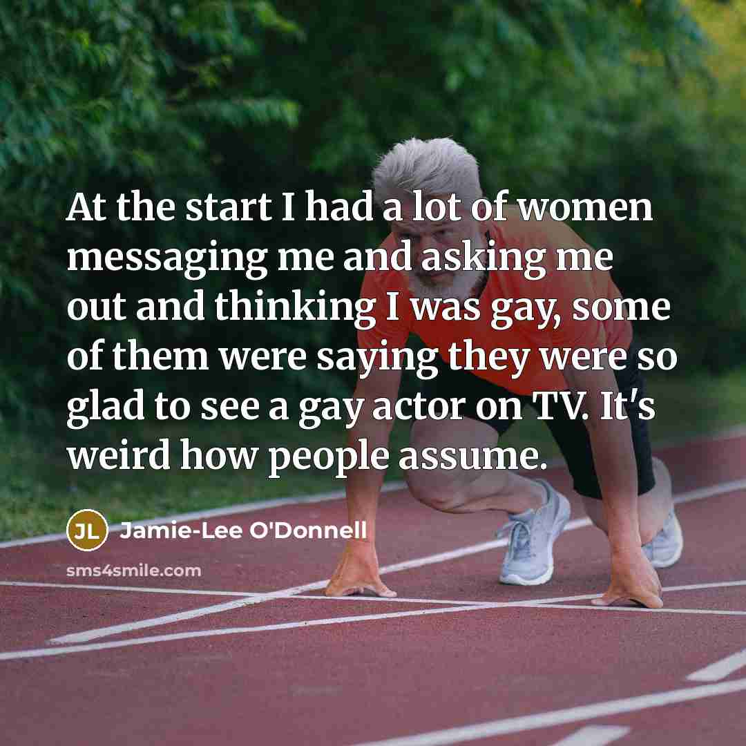 “At the start I had a lot of women messaging…” quote by Jamie-Lee O'Donnell