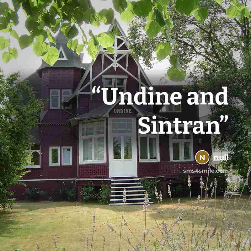 “Undine and Sintran” quote by null