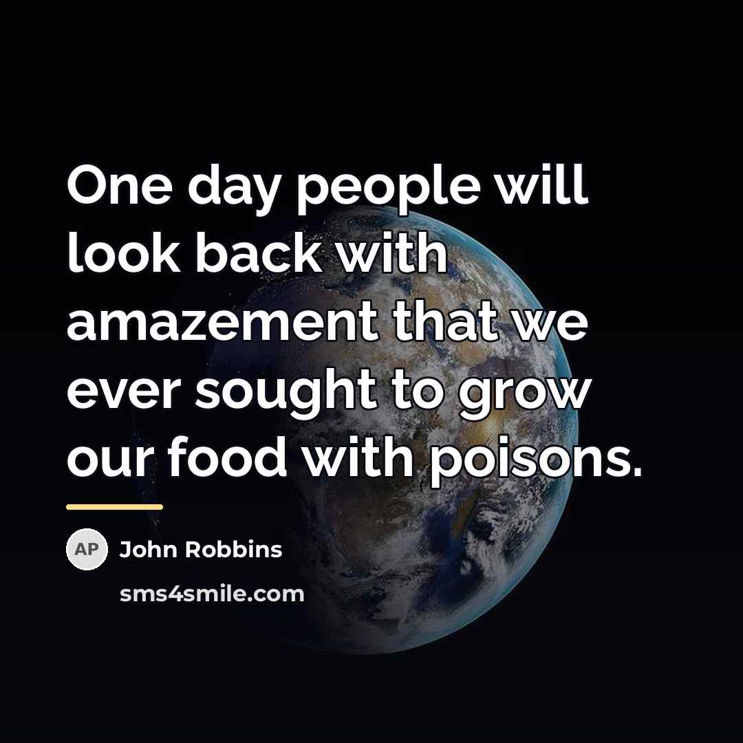 “One day people will look back with amazement that we…” quote by John Robbins