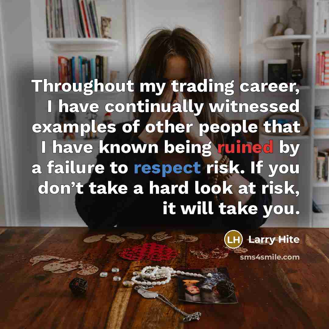 “Throughout my trading career, I have continually witnessed examples of…” quote by Larry Hite