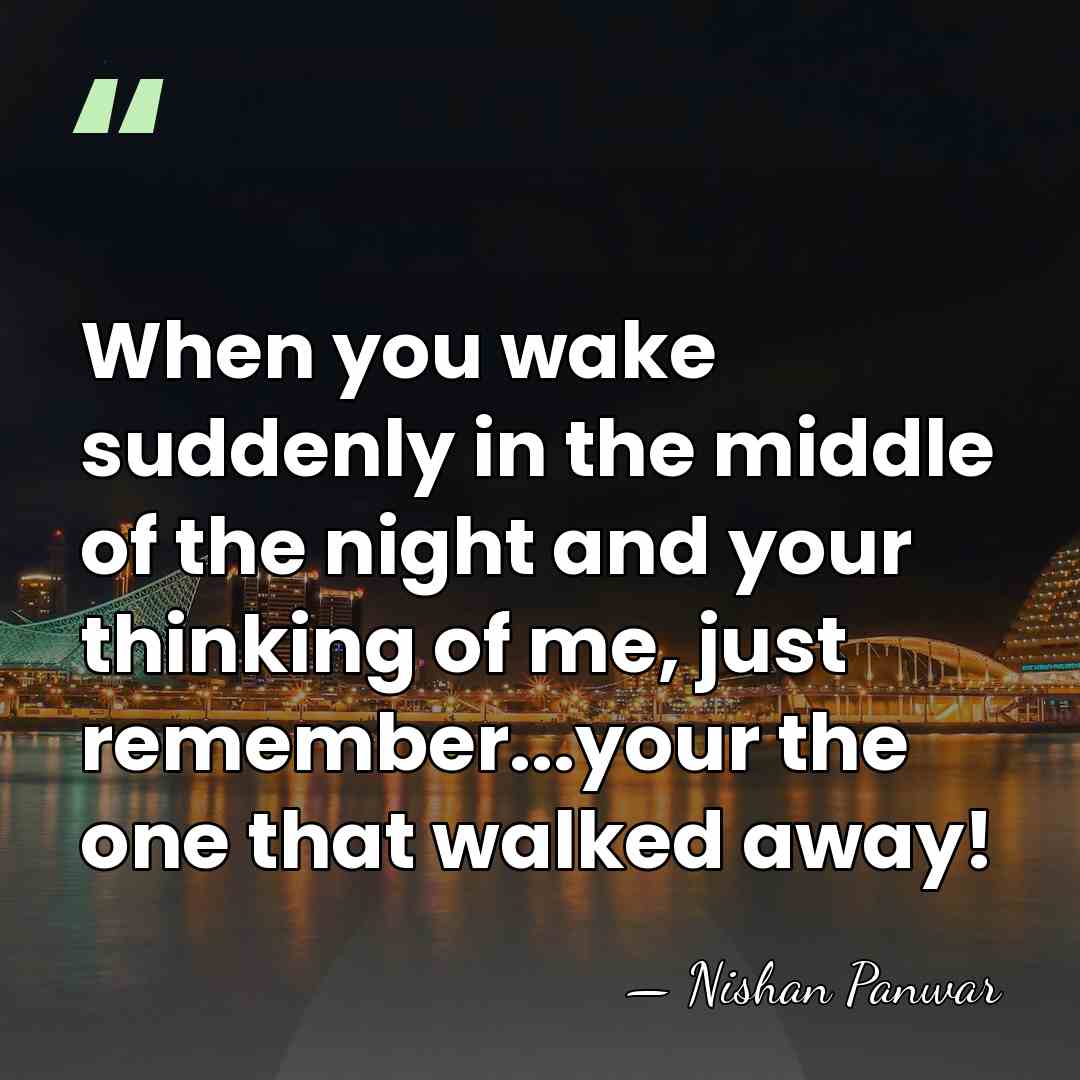 When you wake suddenly in the middle of the night and your&hellip; - Nishan Panwar