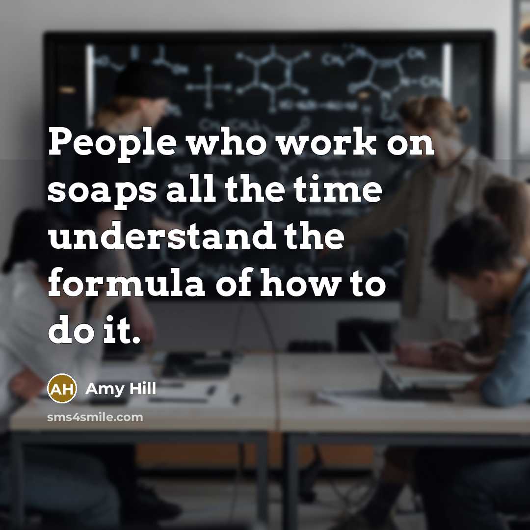 “People who work on soaps all the time understand the…” quote by Amy Hill