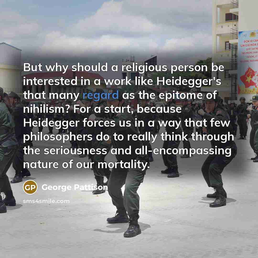 “But why should a religious person be interested in a…” quote by George Pattison