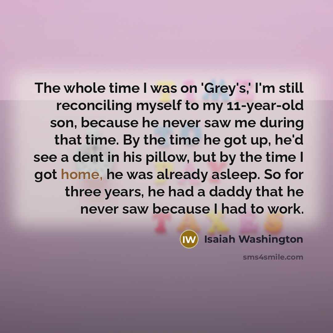 “The whole time I was on 'Grey's,' I'm still reconciling…” quote by Isaiah Washington