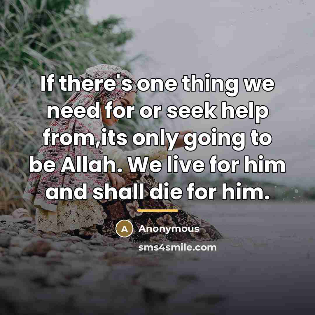 “If there's one thing we need for or seek help…” quote by Anonymous