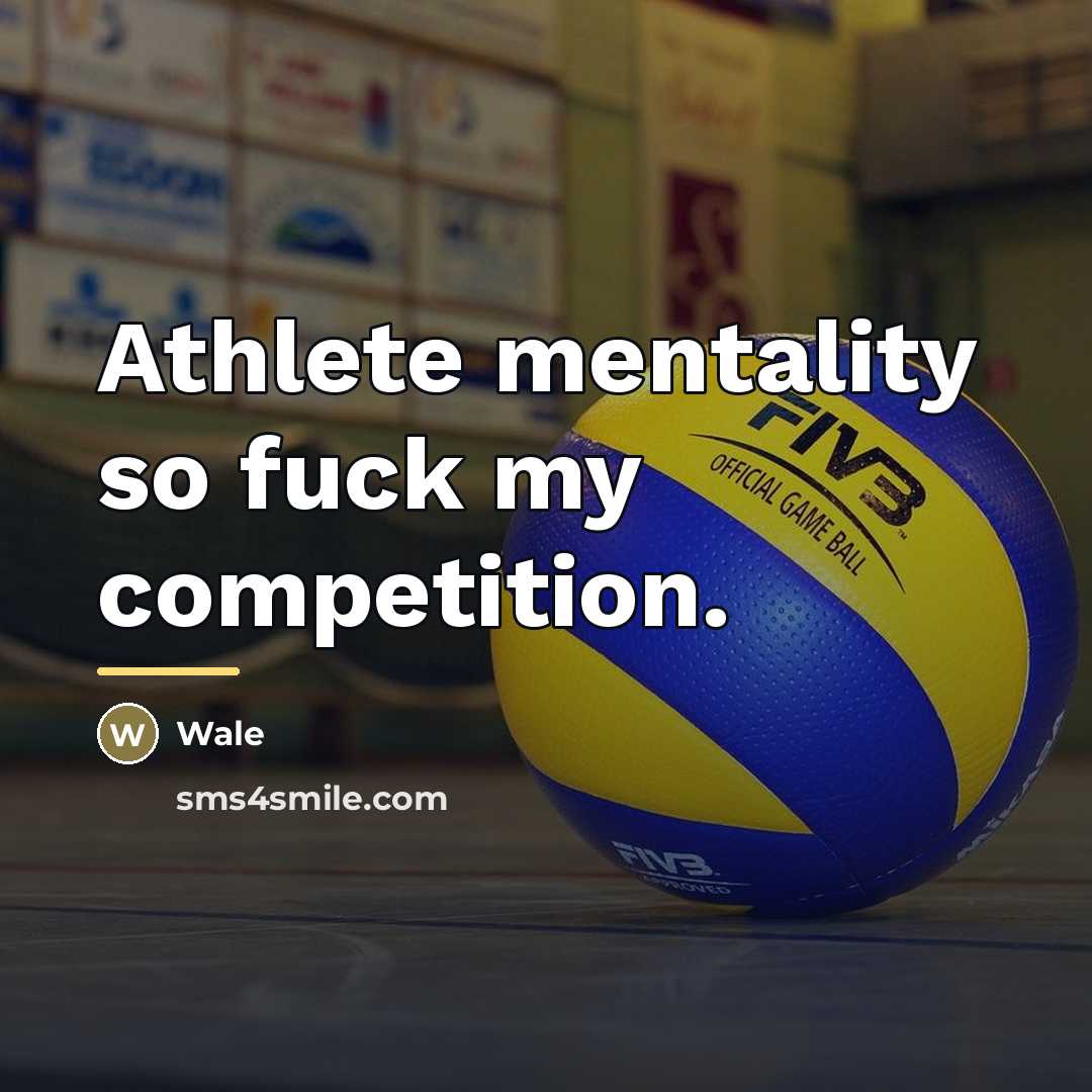 “Athlete mentality so fuck my competition.…” quote by Wale