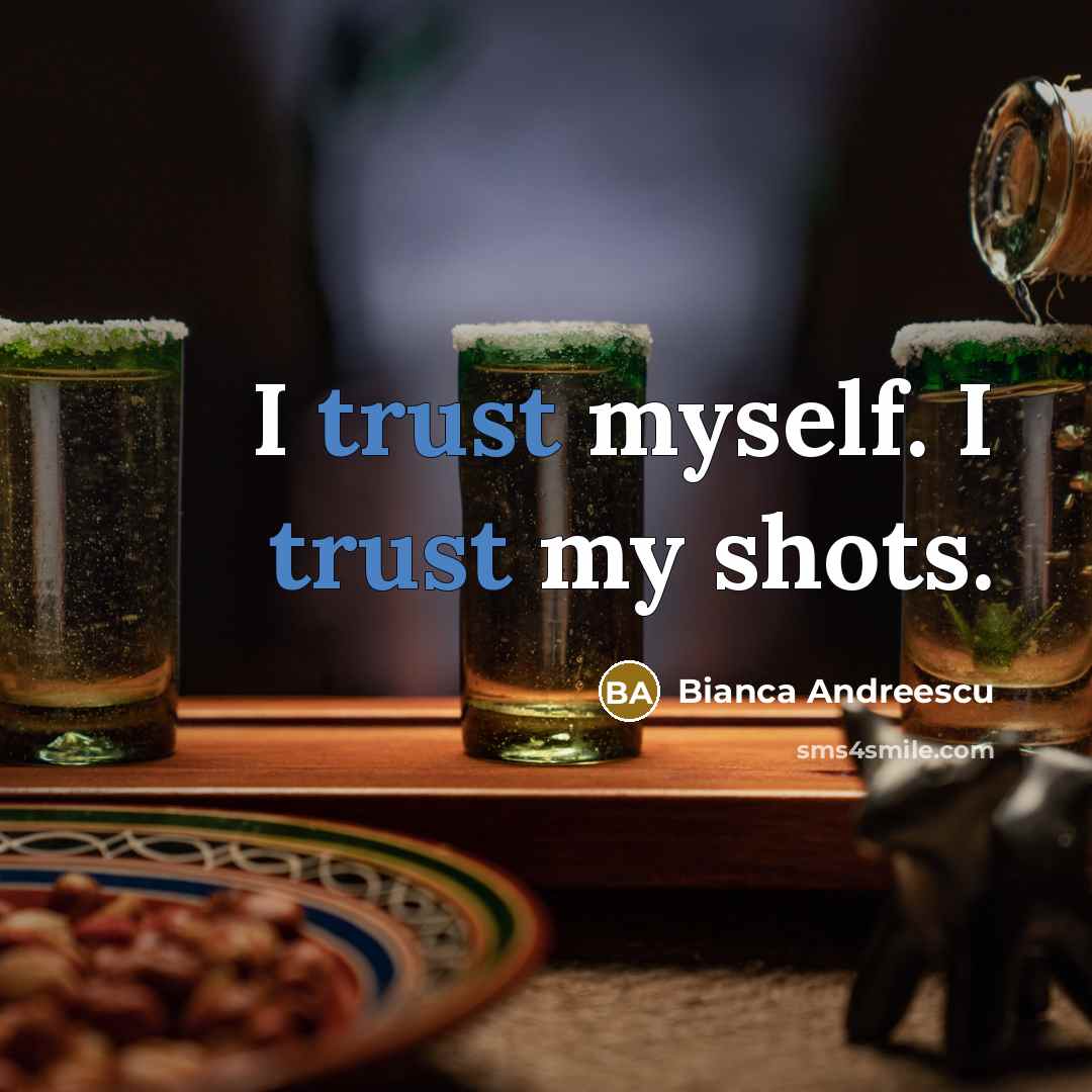 “I trust myself. I trust my shots.…” quote by Bianca Andreescu