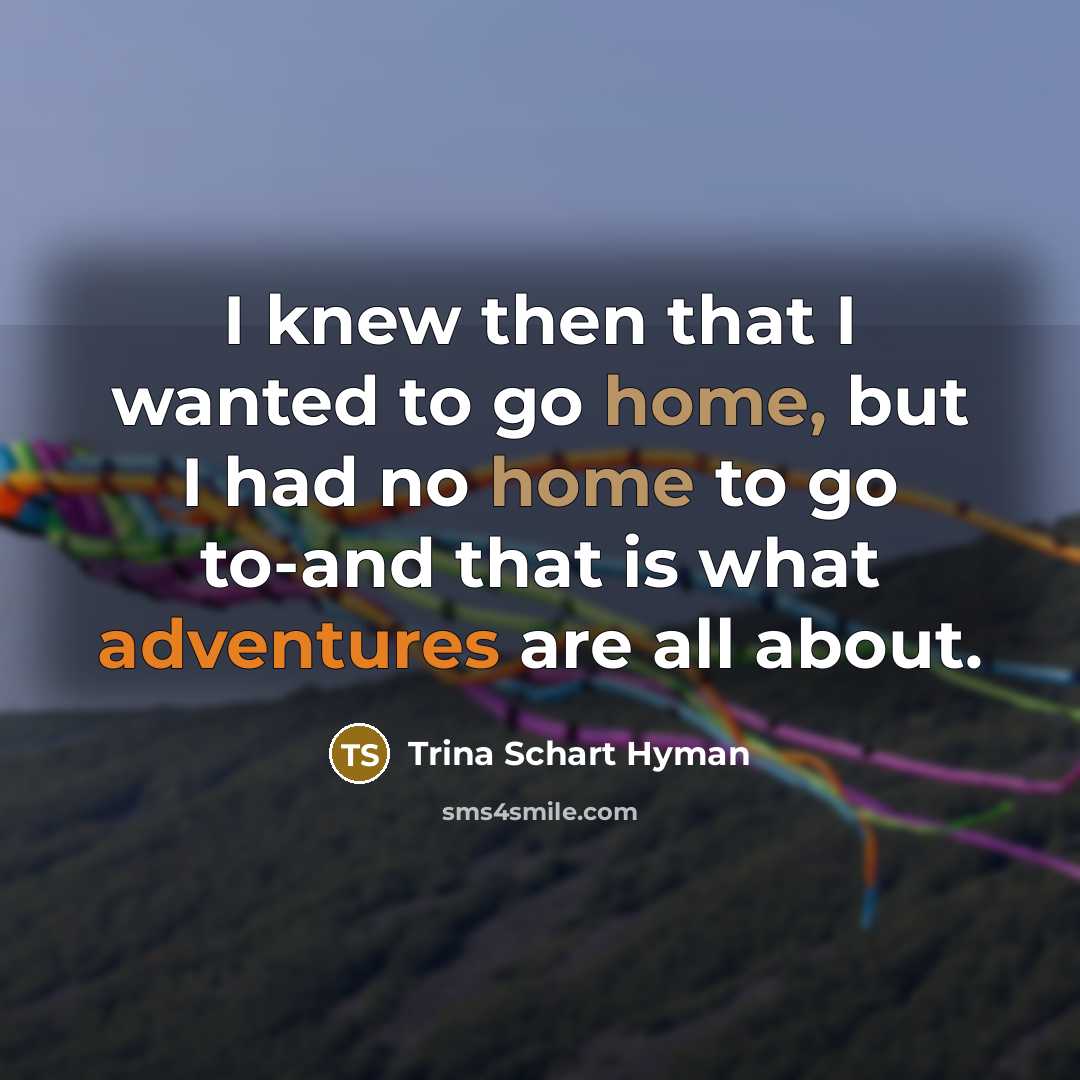 “I knew then that I wanted to go home, but…” quote by Trina Schart Hyman