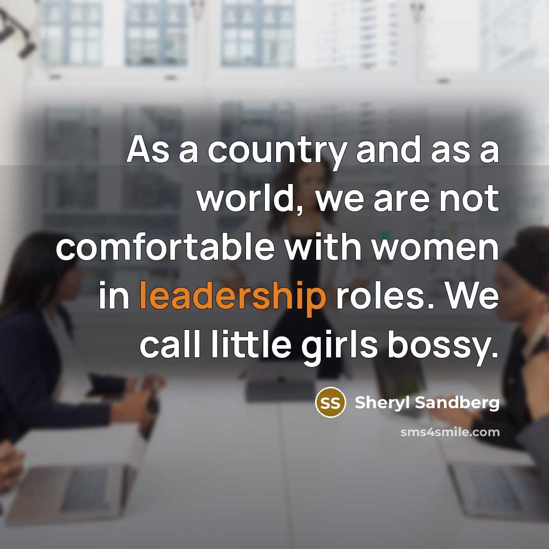 “As a country and as a world, we are not…” quote by Sheryl Sandberg