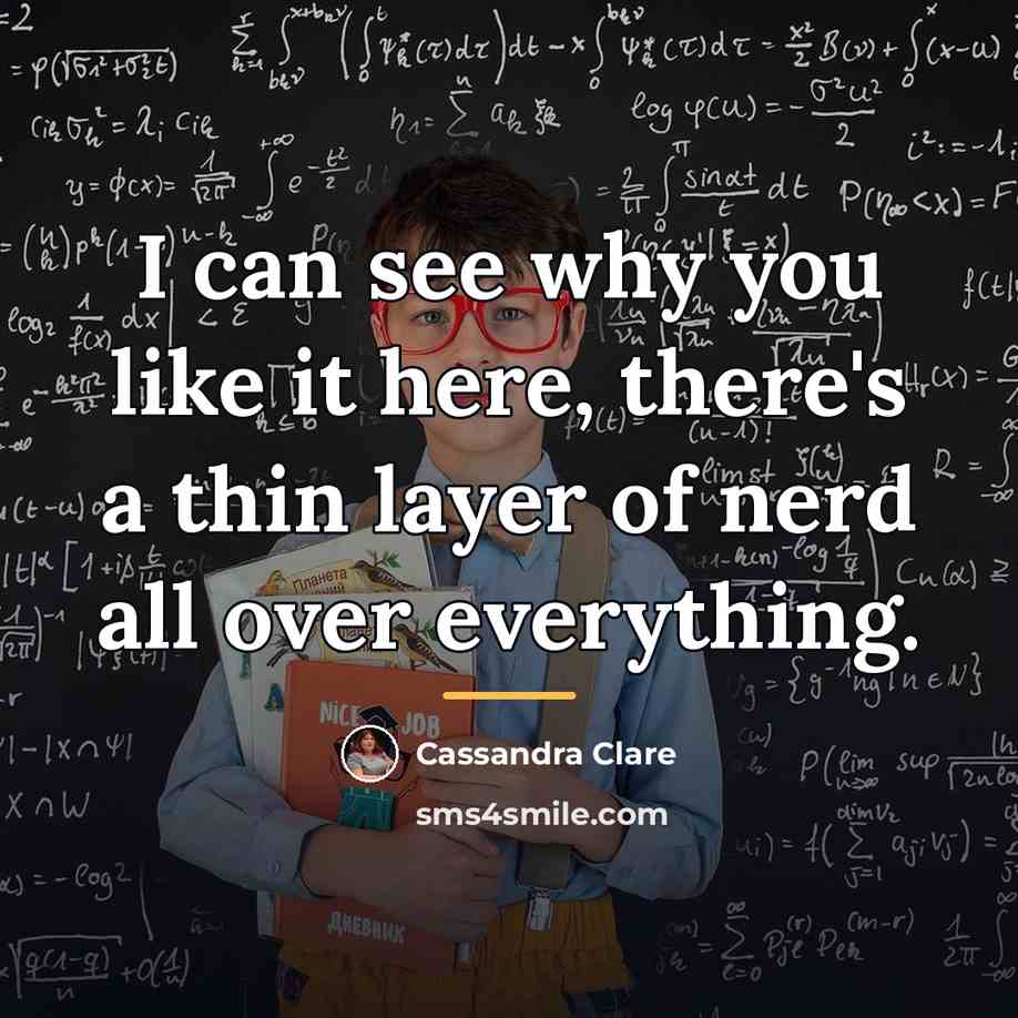 “I can see why you like it here, there's a…” quote by Cassandra Clare