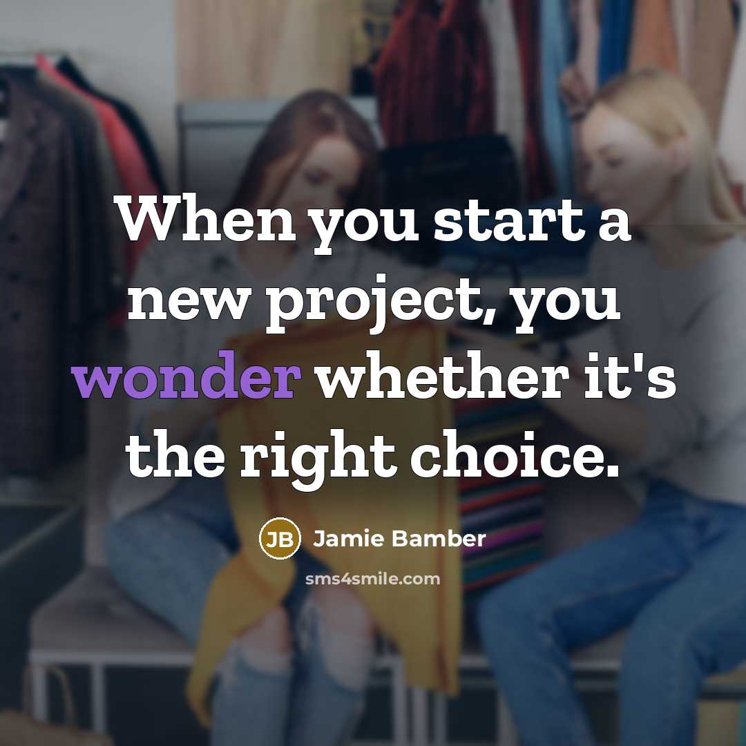 “When you start a new project, you wonder whether it's…” quote by Jamie Bamber