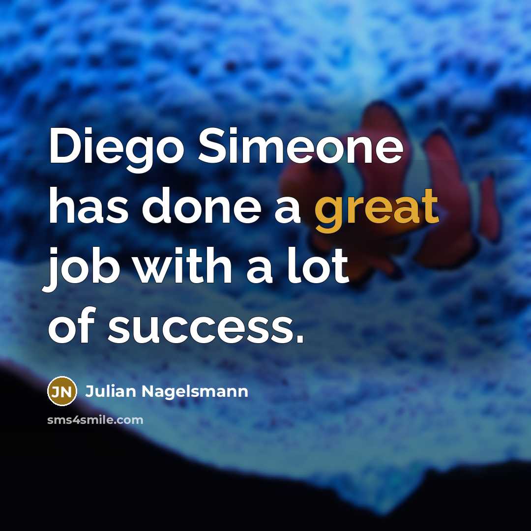 “Diego Simeone has done a great job with a lot…” quote by Julian Nagelsmann