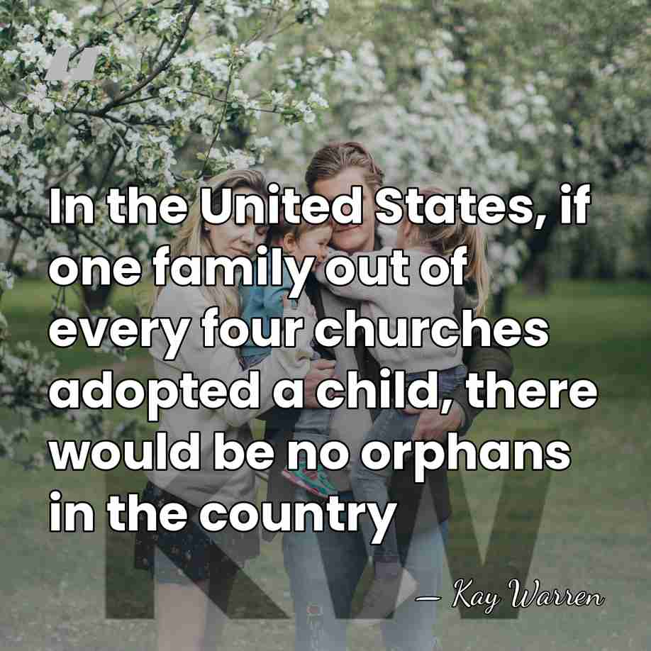 In the United States, if one family out of every four churches&hellip; - Kay Warren
