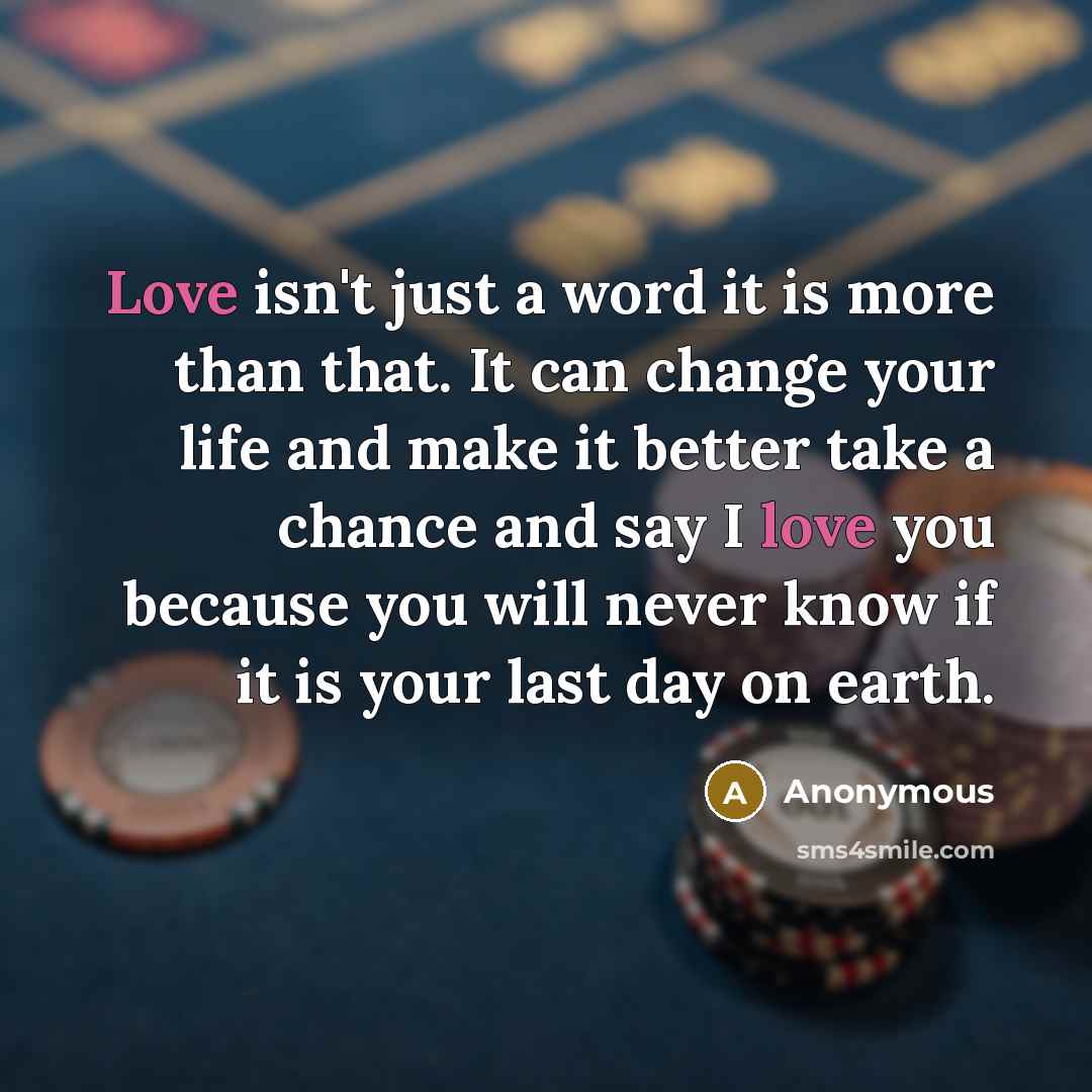 “Love isn't just a word it is more than that.…” quote by Anonymous
