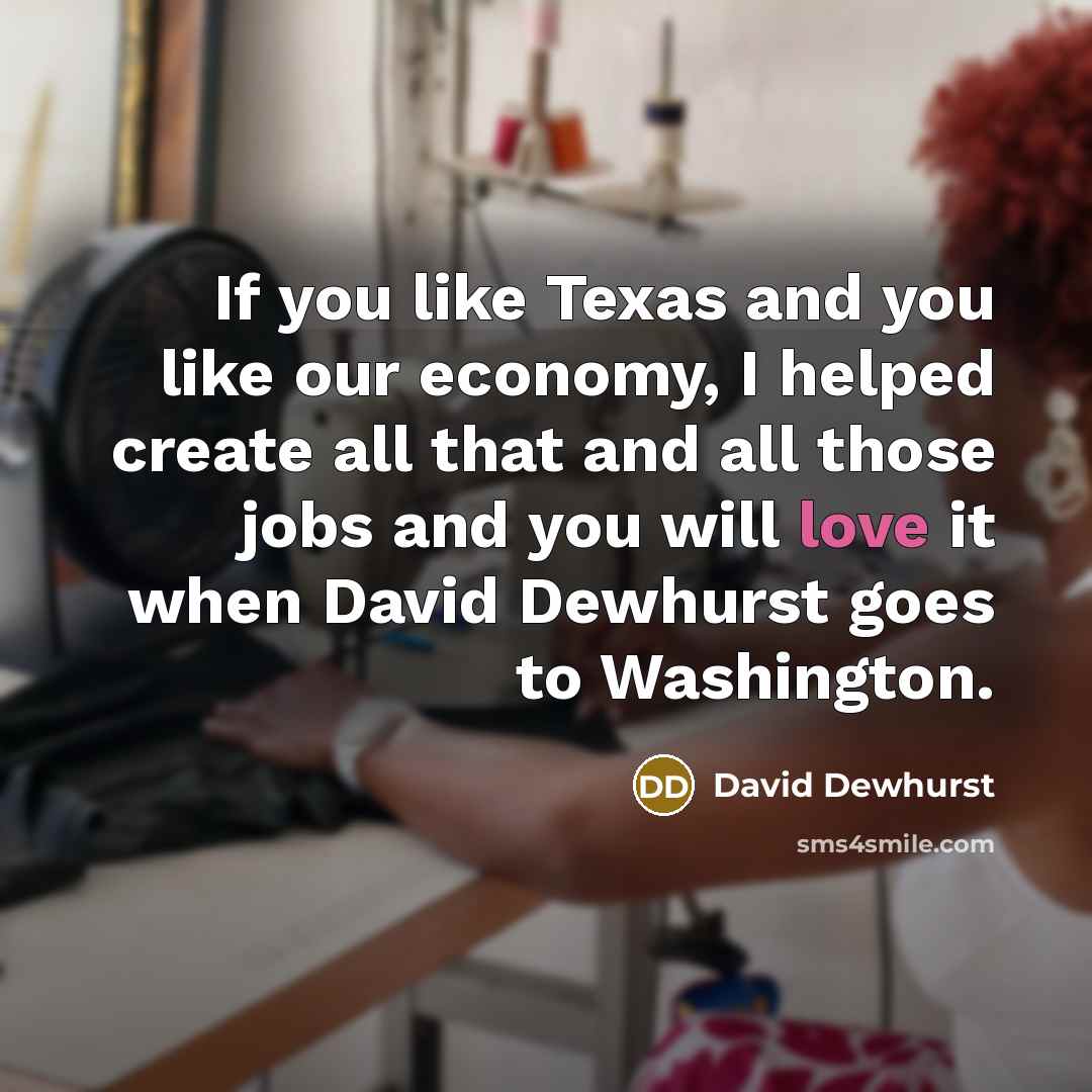 “If you like Texas and you like our economy, I…” quote by David Dewhurst