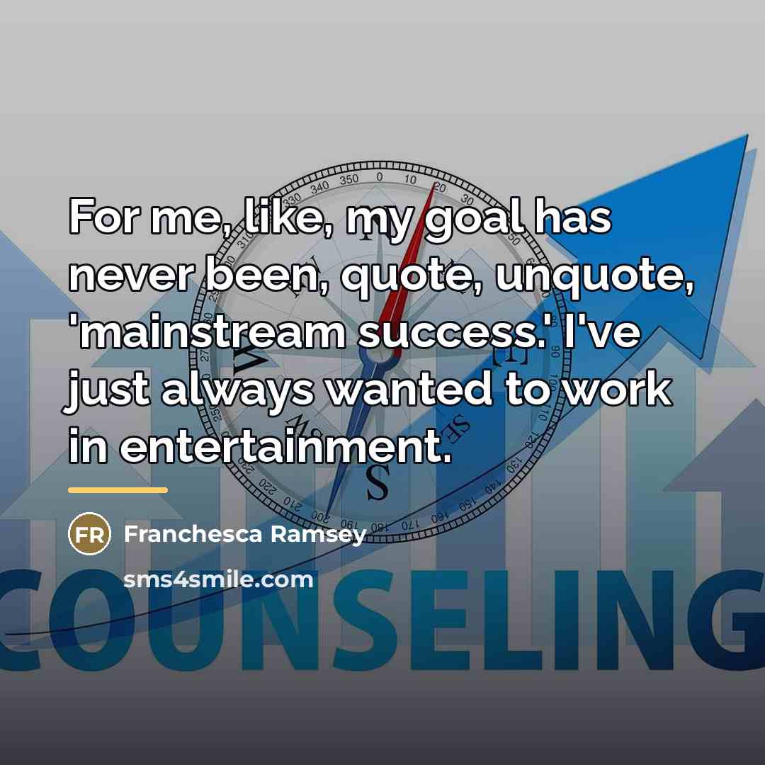 “For me, like, my goal has never been, quote, unquote,…” quote by Franchesca Ramsey