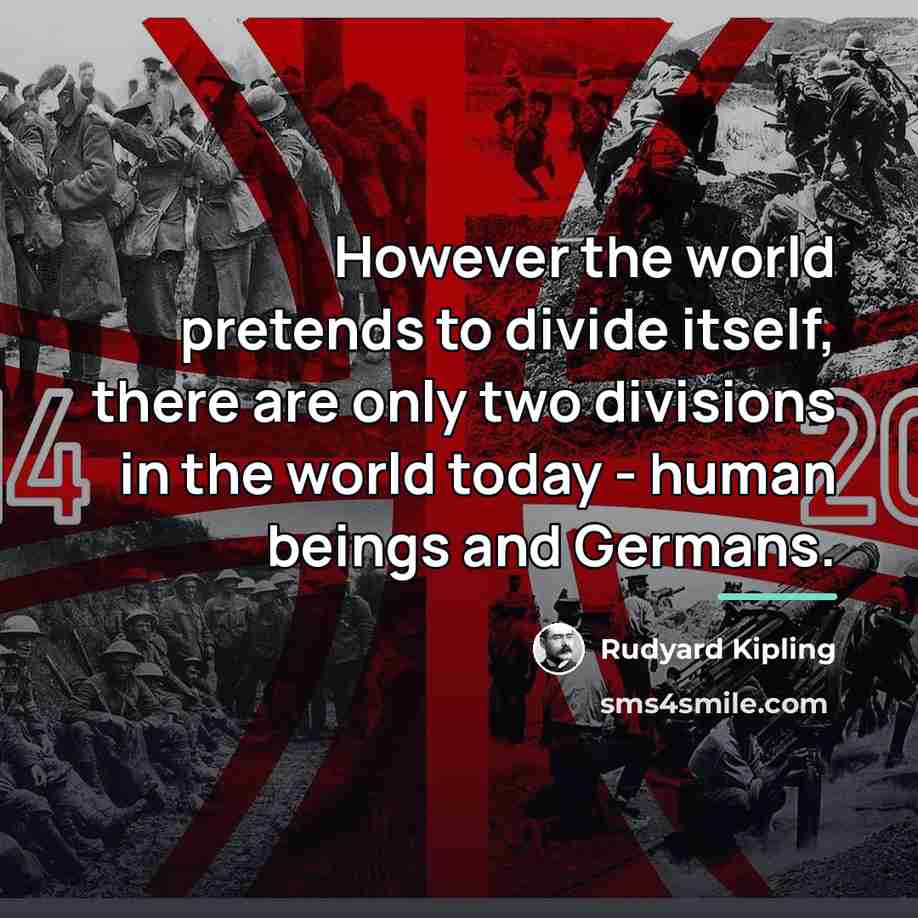 “However the world pretends to divide itself, there are only…” quote by Rudyard Kipling