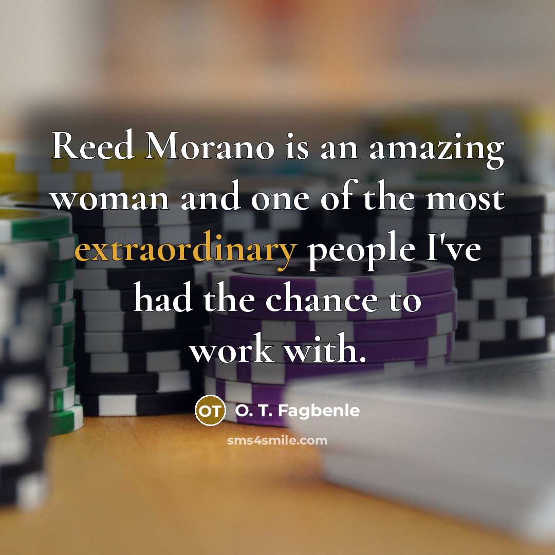 “Reed Morano is an amazing woman and one of the…” quote by O. T. Fagbenle