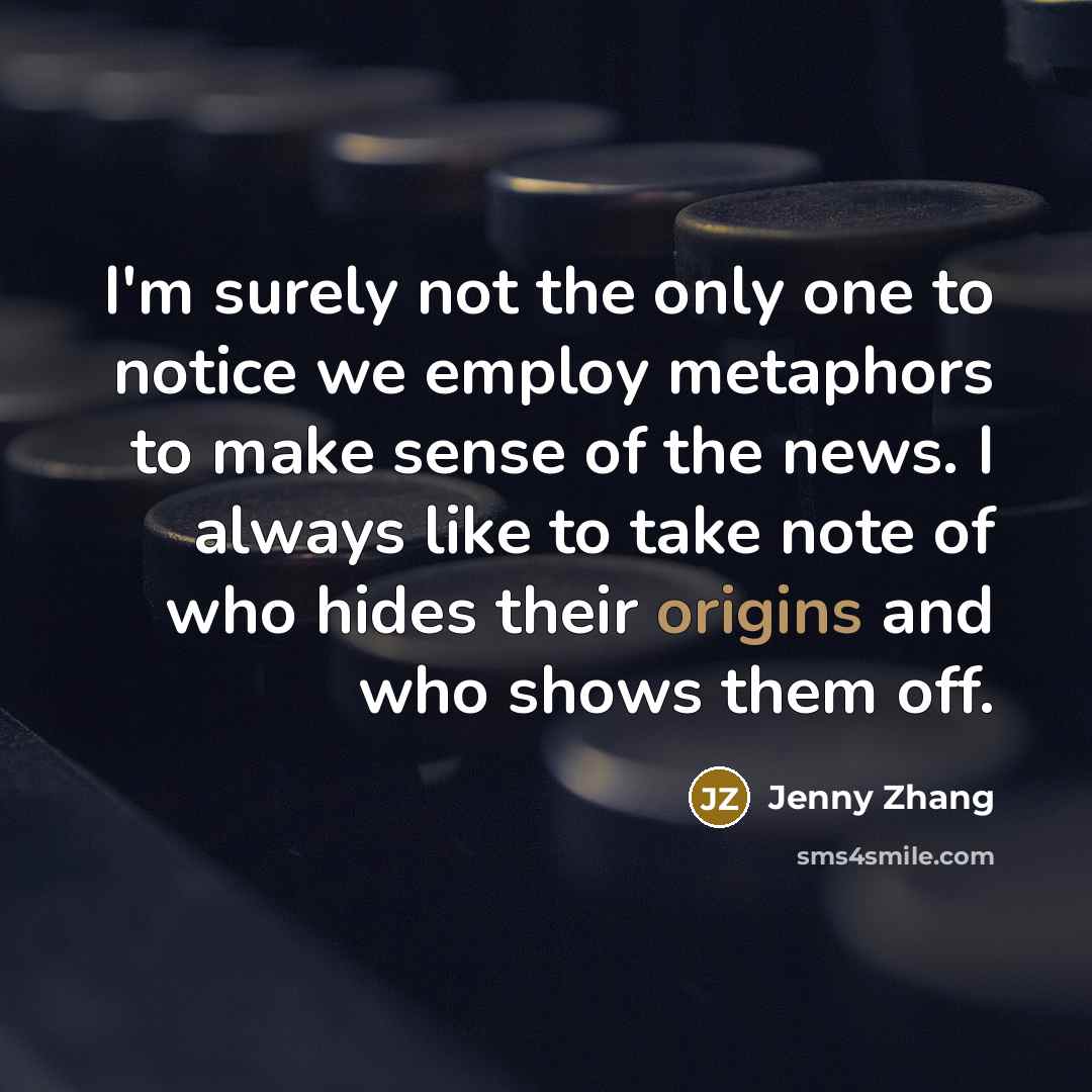 “I'm surely not the only one to notice we employ…” quote by Jenny Zhang