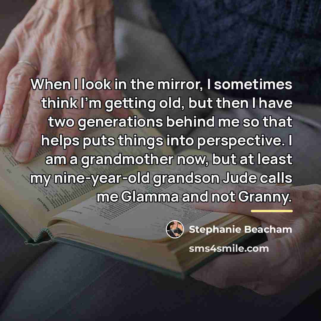 “When I look in the mirror, I sometimes think I'm…” quote by Stephanie Beacham