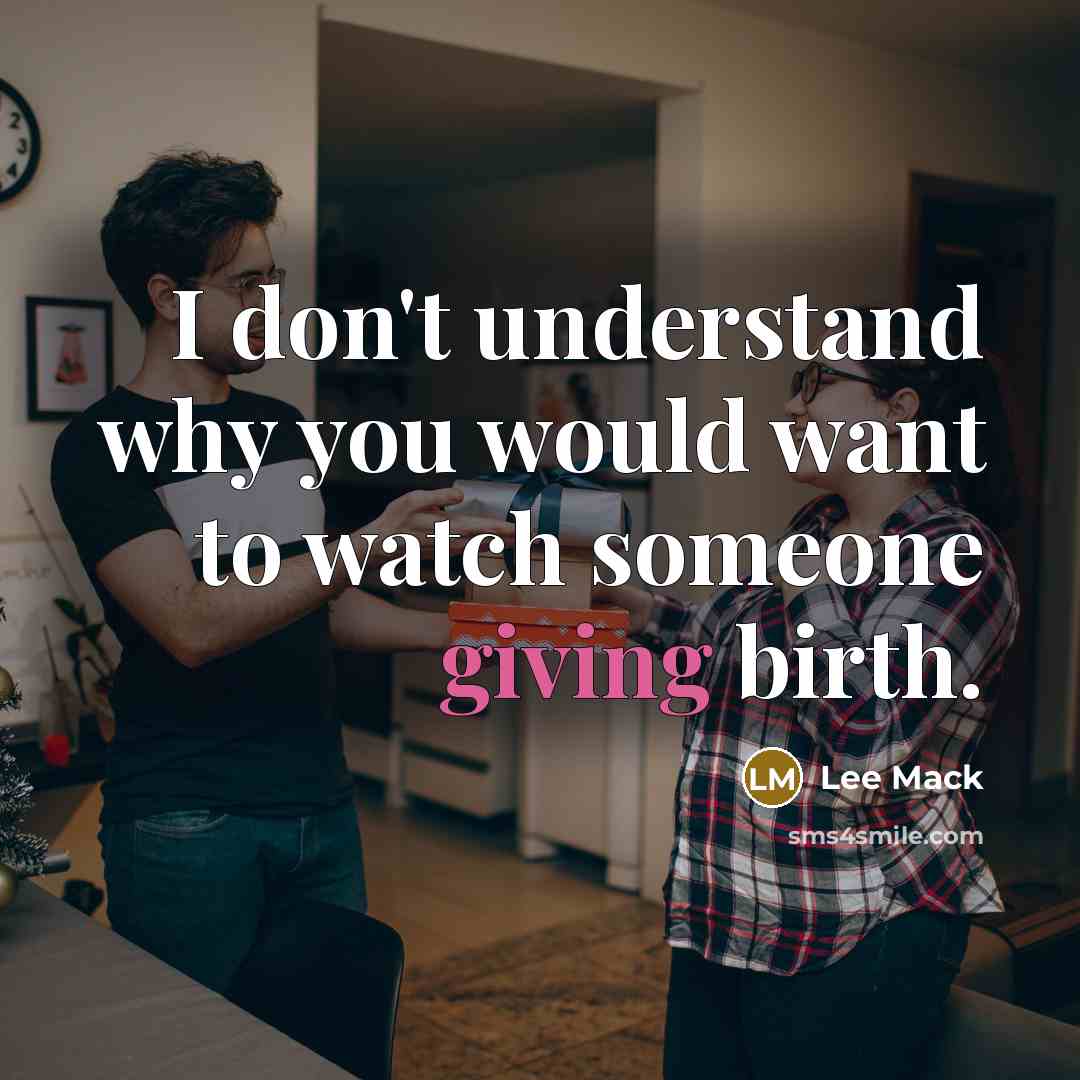 “I don't understand why you would want to watch someone…” quote by Lee Mack