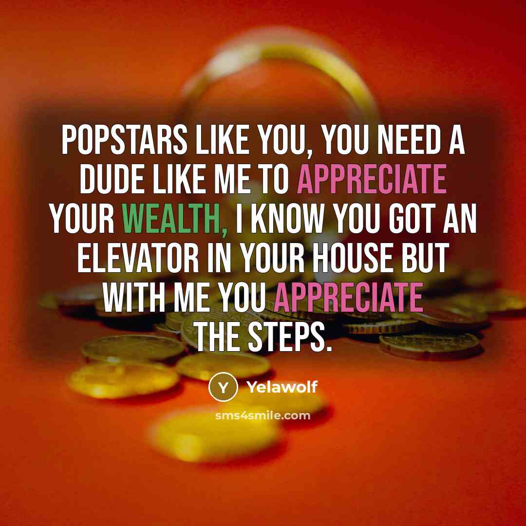 “Popstars like you, you need a dude like me to…” quote by Yelawolf