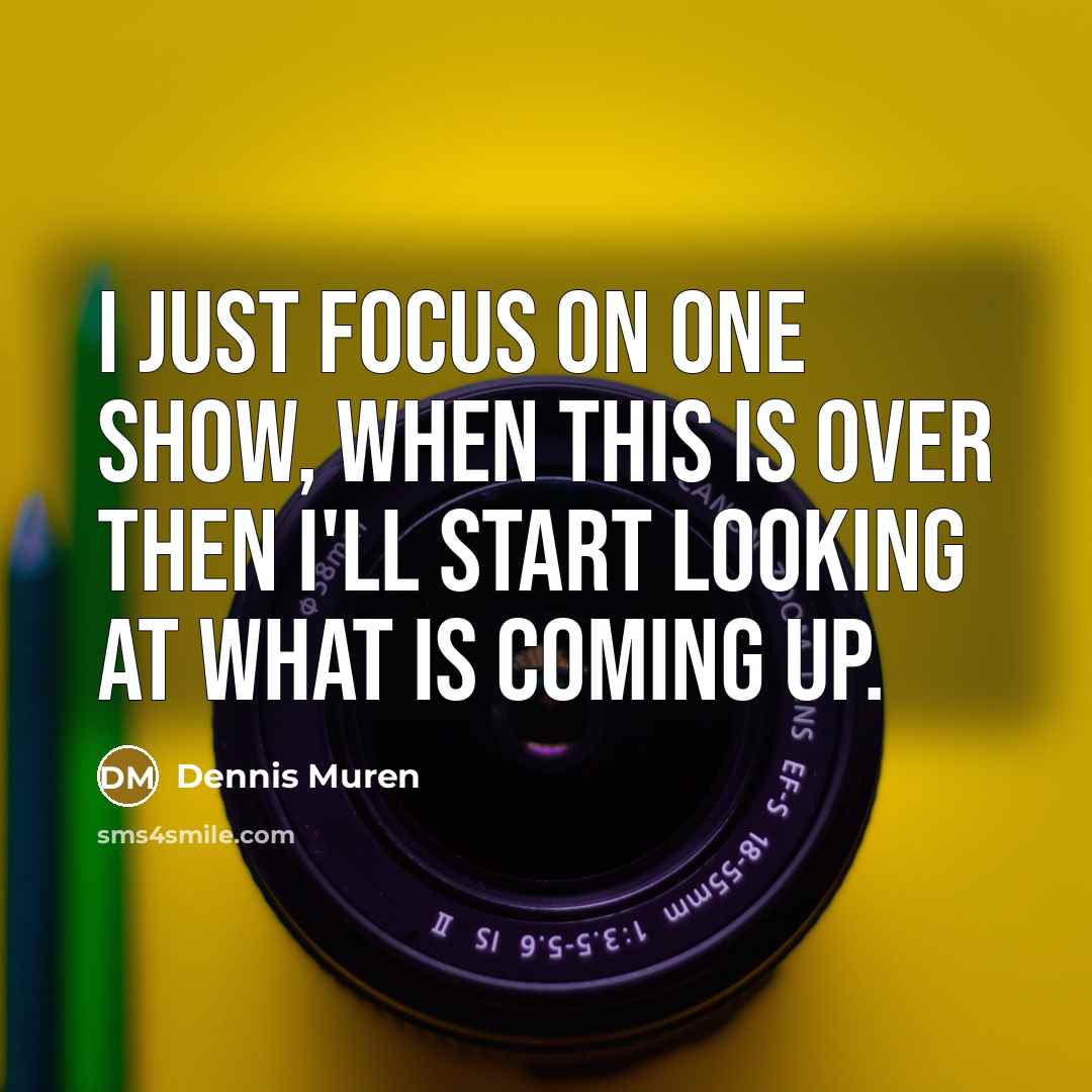 “I just focus on one show, when this is over…” quote by Dennis Muren