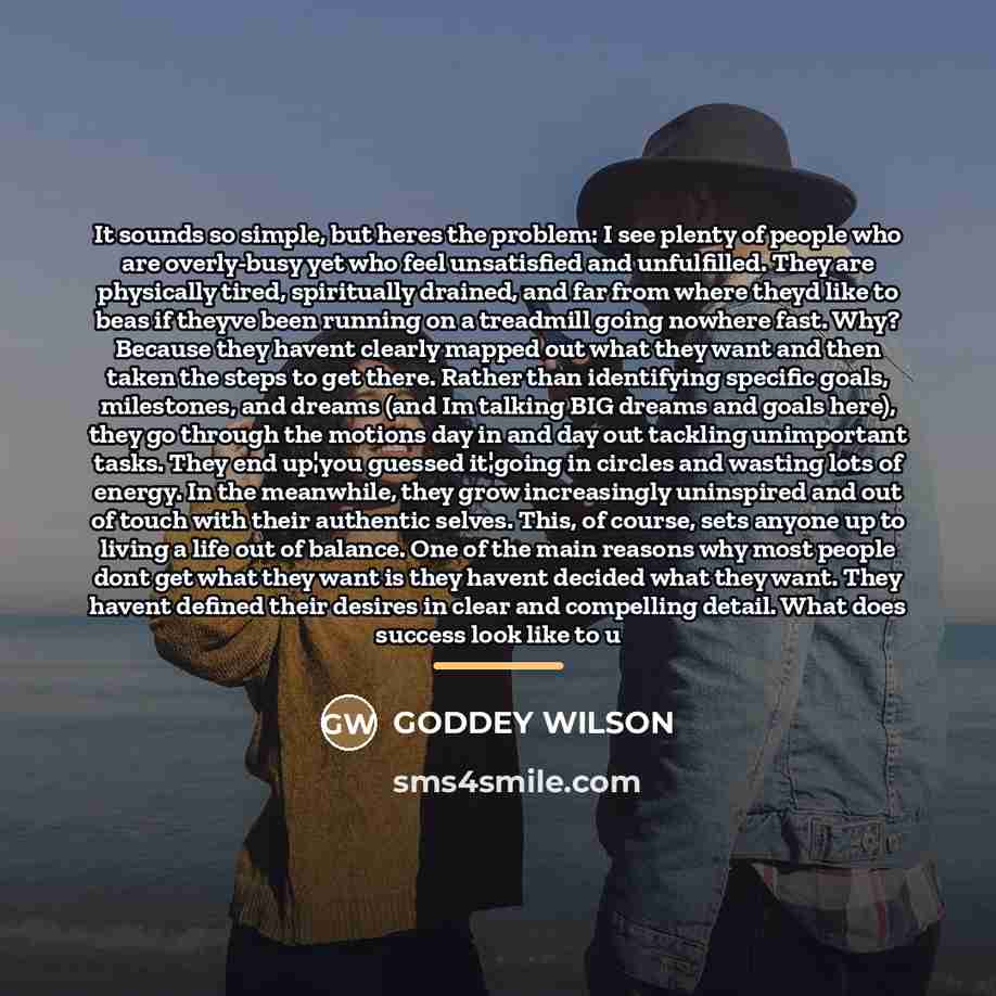 “It sounds so simple, but heres the problem: I see…” quote by GODDEY WILSON