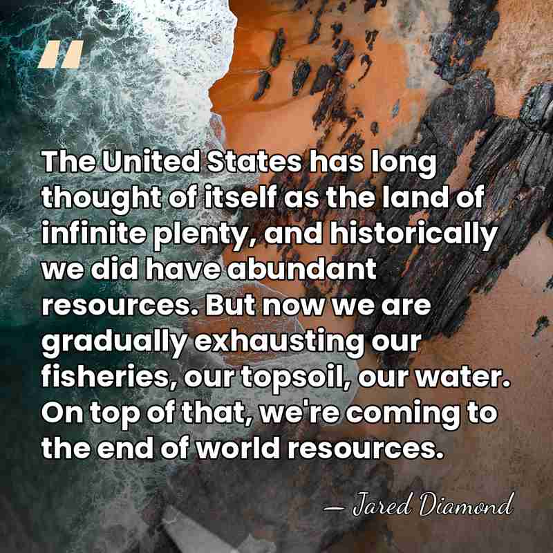 The United States has long thought of itself as the land of&hellip; - Jared Diamond