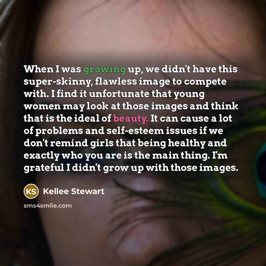 “When I was growing up, we didn't have this super-skinny,…” quote by Kellee Stewart