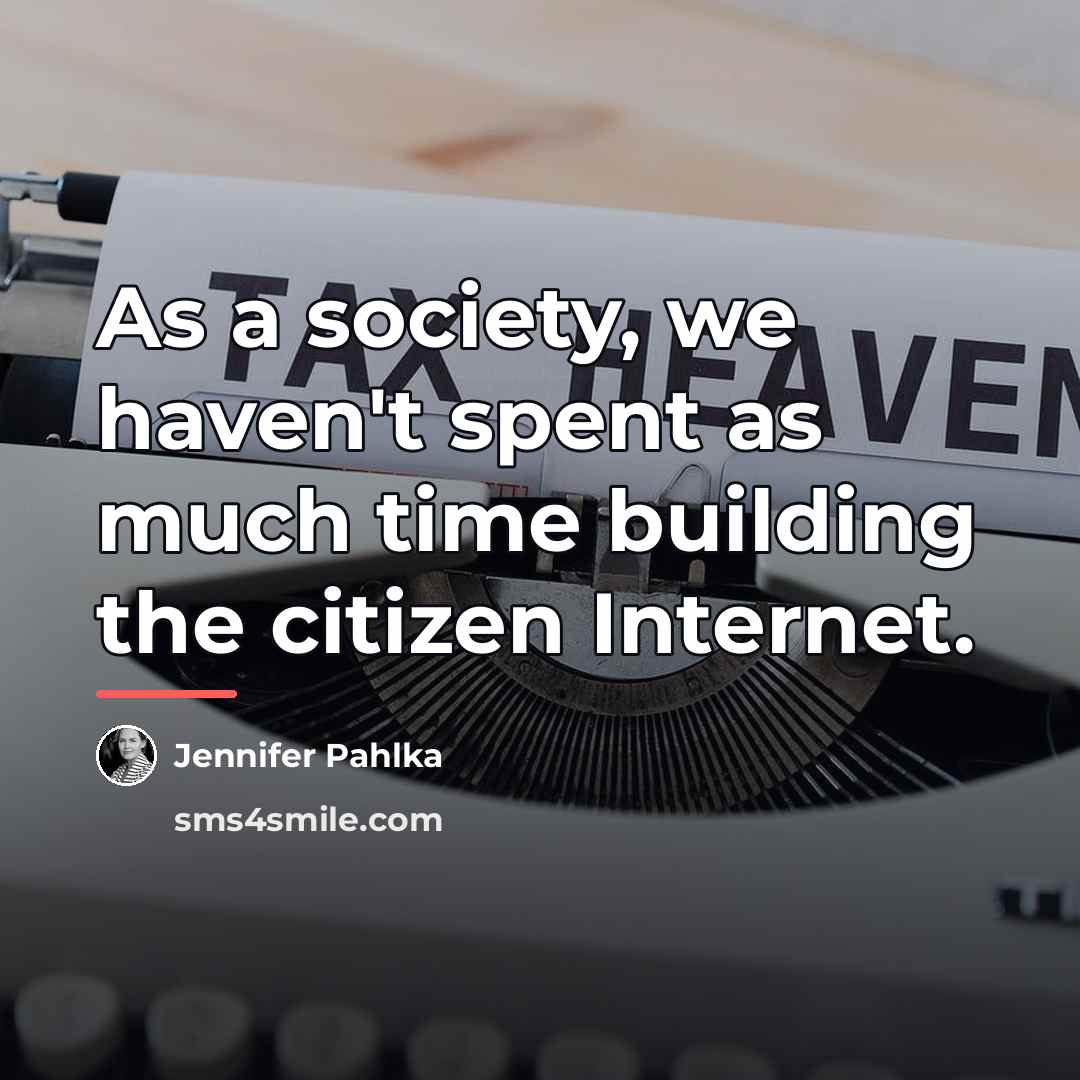 “As a society, we haven't spent as much time building…” quote by Jennifer Pahlka