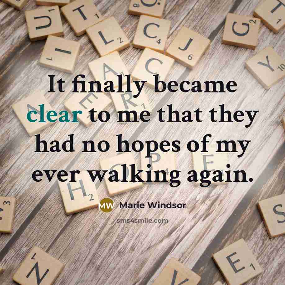“It finally became clear to me that they had no…” quote by Marie Windsor
