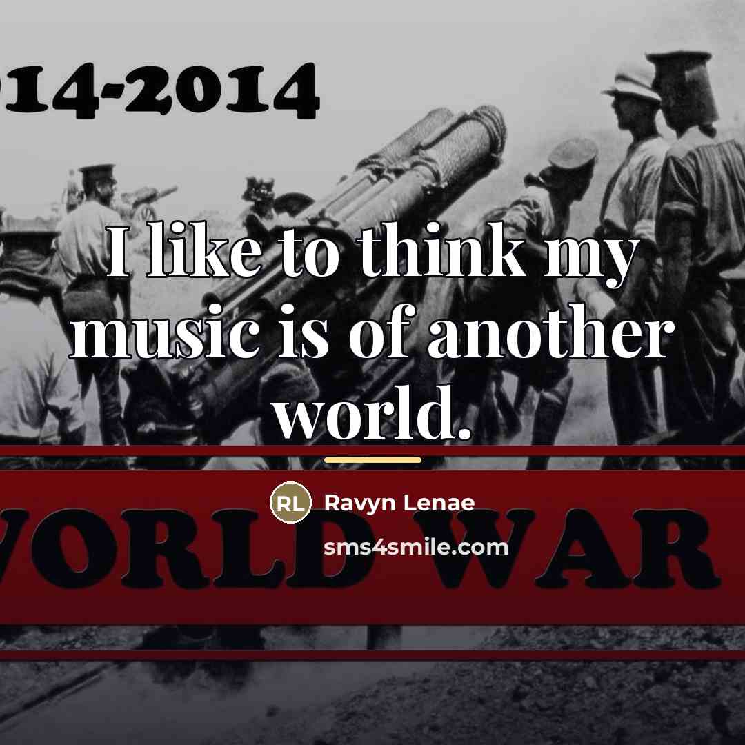 “I like to think my music is of another world.…” quote by Ravyn Lenae