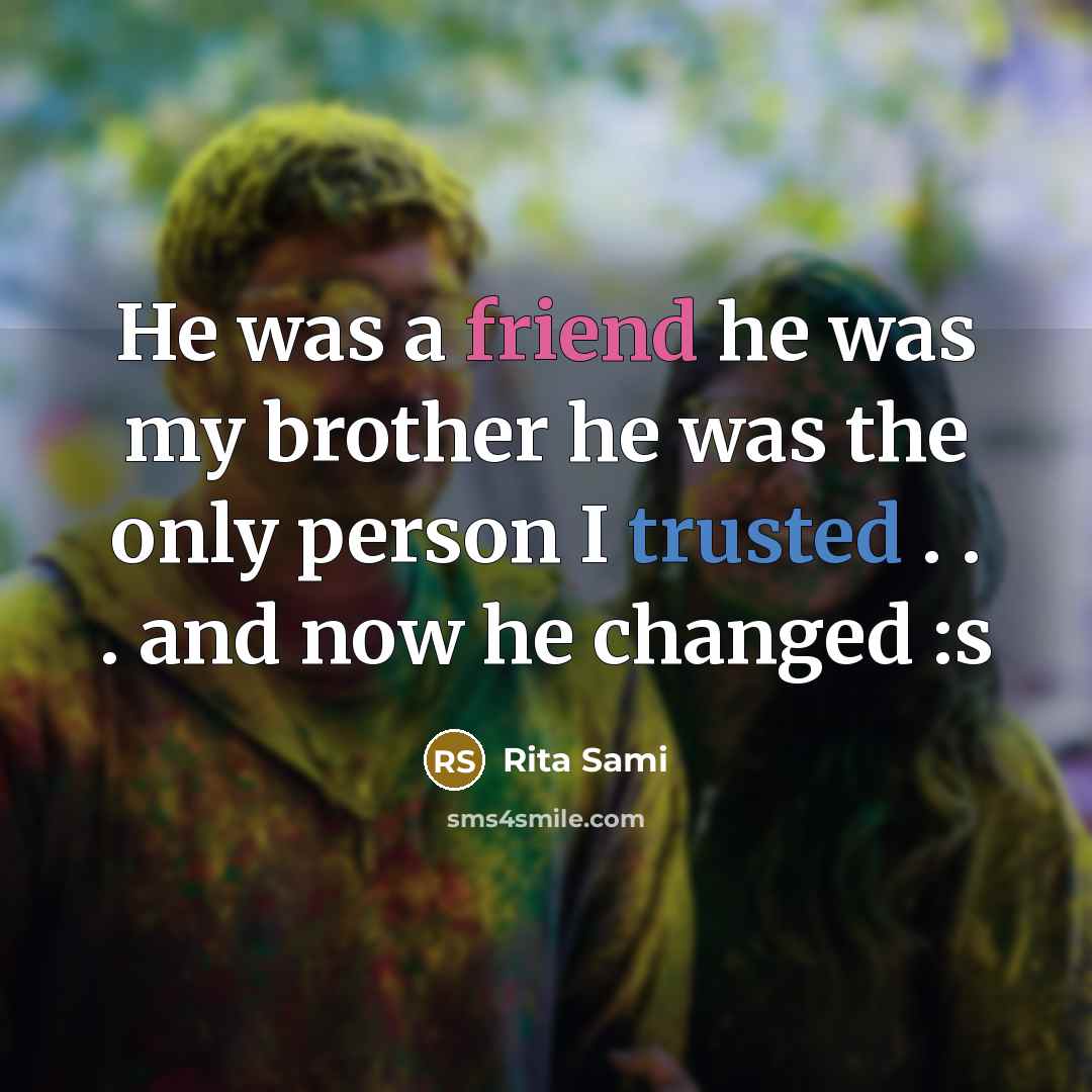 “He was a friend he was my brother he was…” quote by Rita Sami