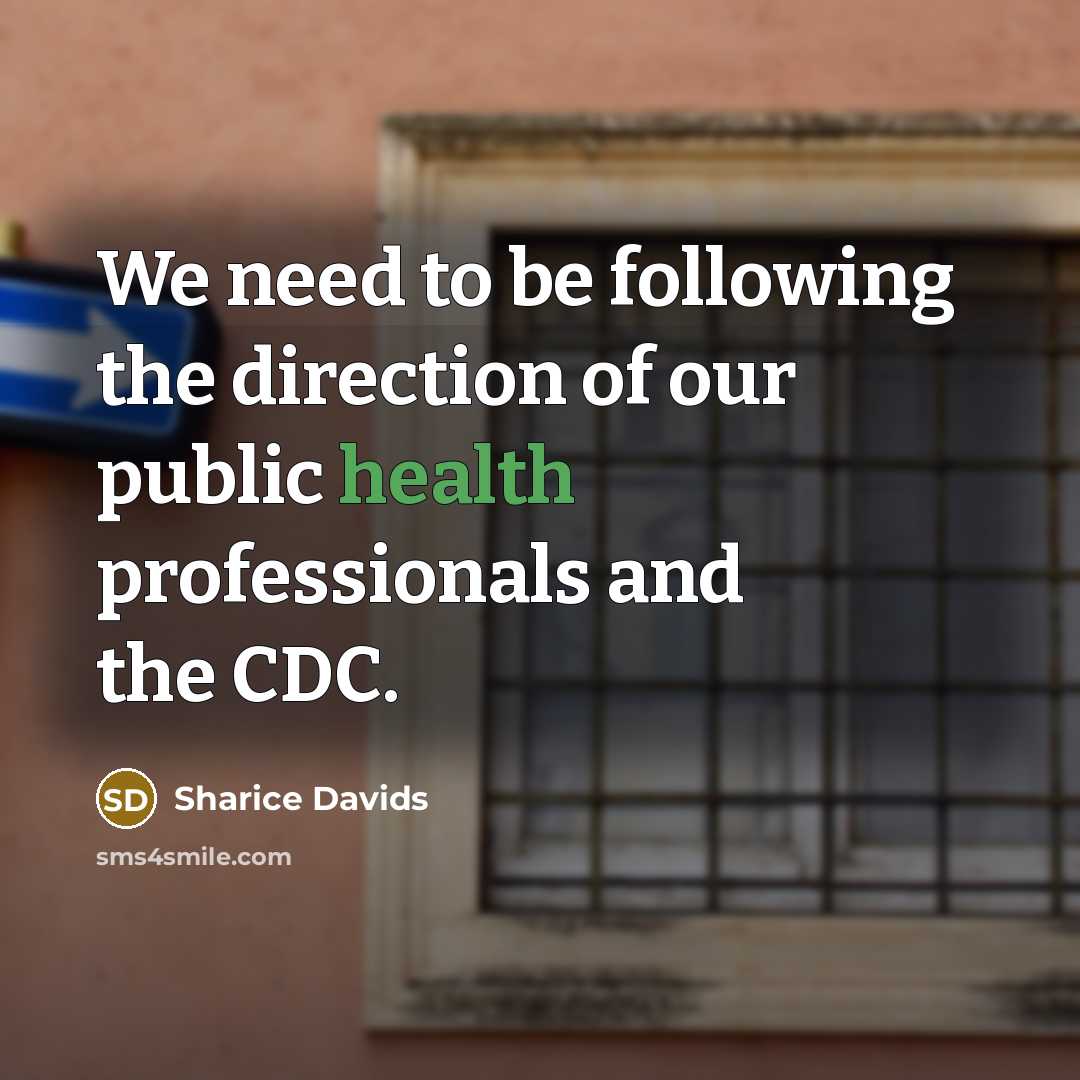 “We need to be following the direction of our public…” quote by Sharice Davids