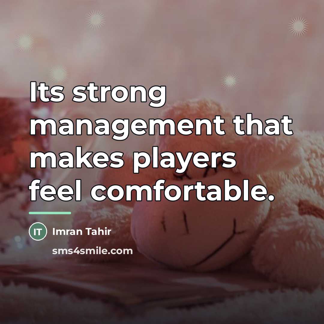 “Its strong management that makes players feel comfortable.…” quote by Imran Tahir